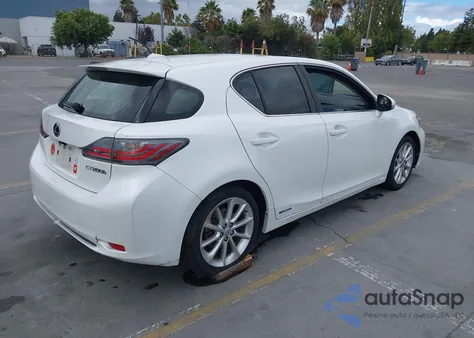 2011 Lexus Ct 200H Premium из США, поврежденный, VIN JTHKD5BH6B2037329